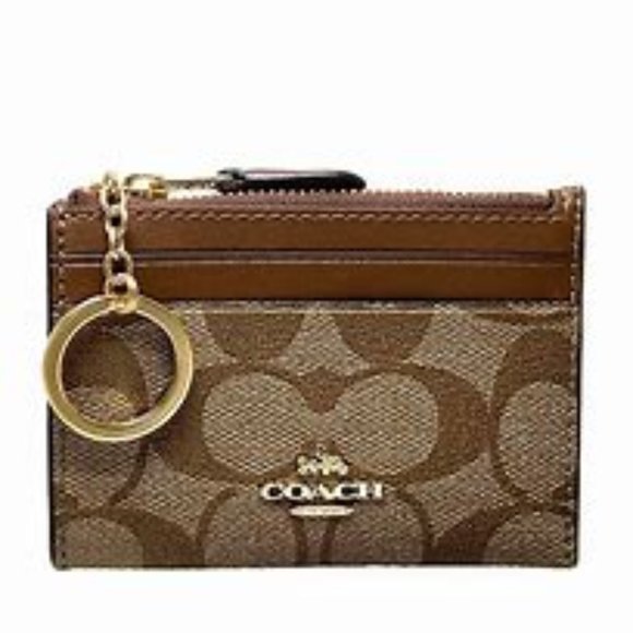 Coach Handbags - Coach Mini Skinny ID Case Signature Canvas